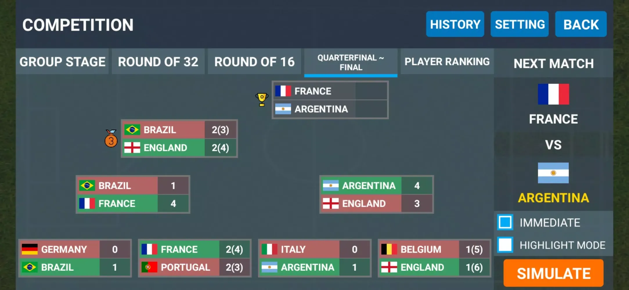 World Football Simulator Screenshots