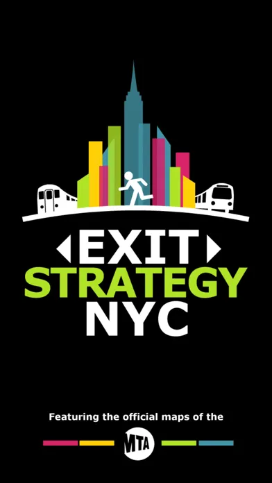 Ảnh chụp màn hình của Exit Strategy NYC Subway Map