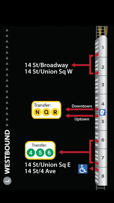 Ảnh chụp màn hình của Exit Strategy NYC Subway Map