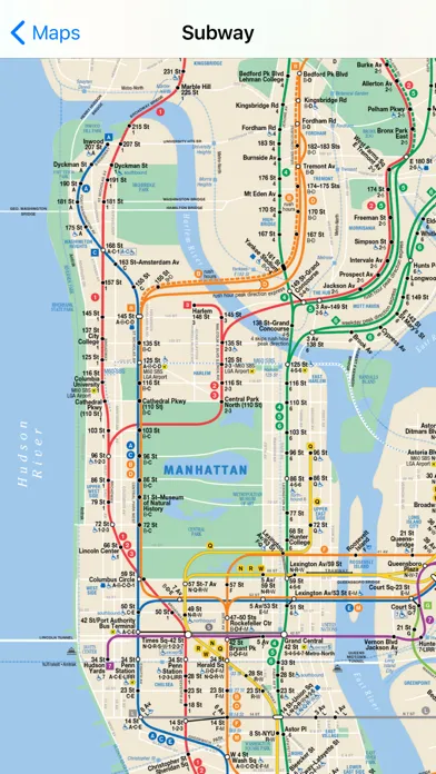 Ảnh chụp màn hình của Exit Strategy NYC Subway Map