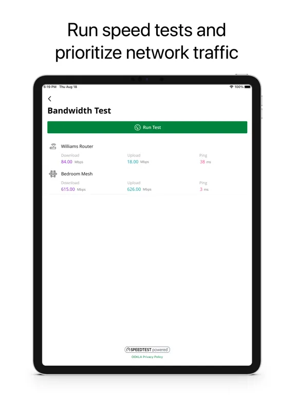 FlashFiber Home iPad  Screenshots