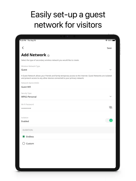 FlashFiber Home iPad  Screenshots