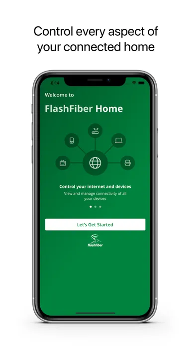 FlashFiber Home Screenshots