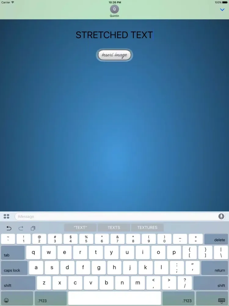 Capturas de pantalla de Textend iPad 