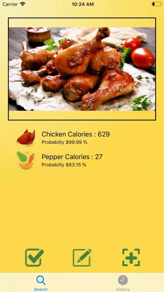 Weight Loss Calories Detector Screenshots