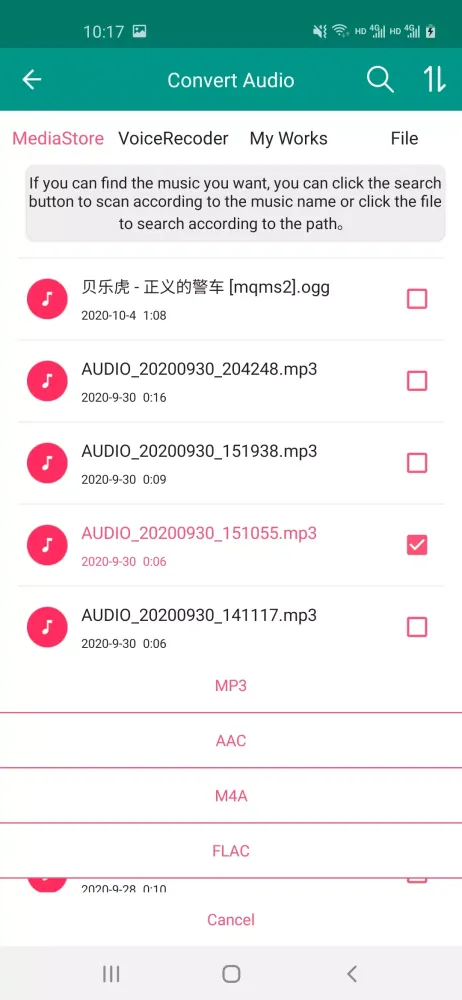 Captures d'écran de Gilisoft Audio Editor