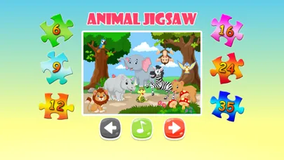 Ảnh chụp màn hình của Animal Jigsaw Puzzles Game for Kids HD Free