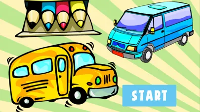 Captures d'écran de Cute Car Coloring Book