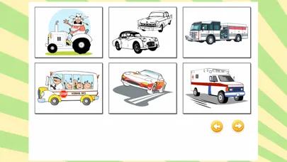 Captures d'écran de Cute Car Coloring Book