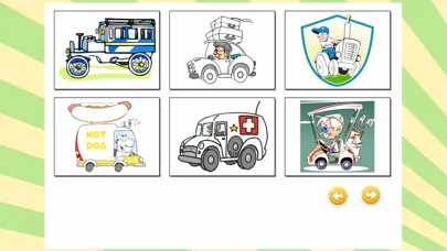 Captures d'écran de Cute Car Coloring Book