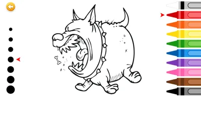Cute Dog Drawings & Finger Coloring Pages for Kids应用截图