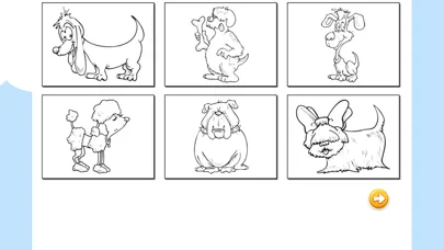 Cute Dog Drawings & Finger Coloring Pages for Kids应用截图