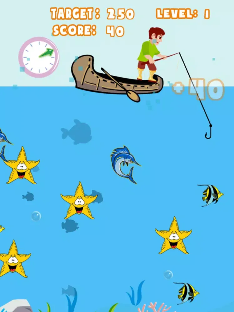 Capturas de pantalla de King of Ocean : Fishing the Crazy Fish or Die! iPad 