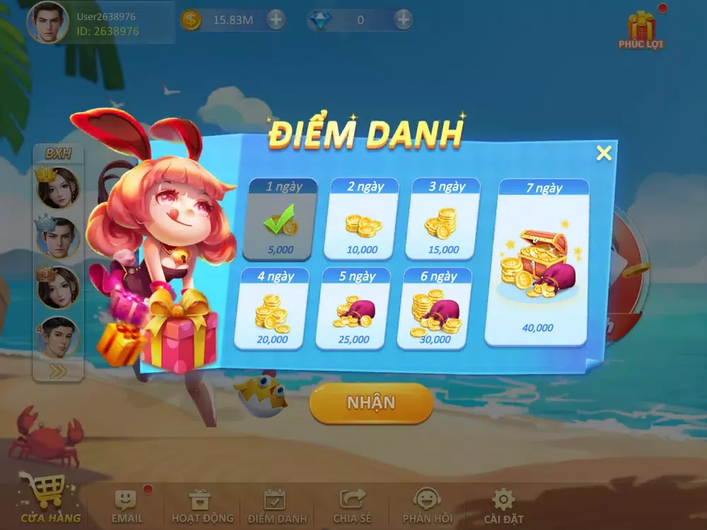 Captures d'écran de DahGame-Danh bai online iPad 