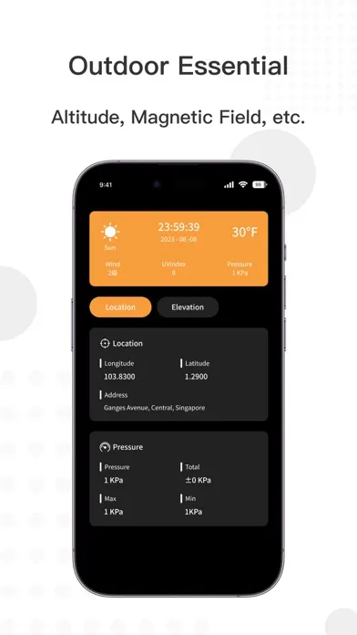 Скриншоты Compass-Altitude&GPS Location