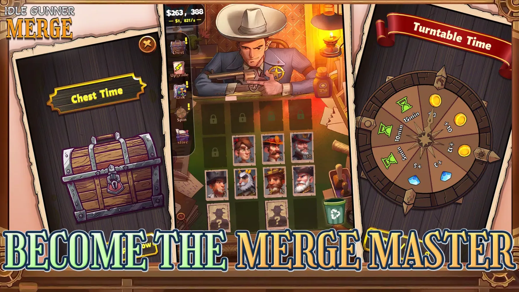 ภาพหน้าจอของ Idle Gunner Merge