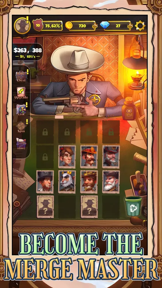 ภาพหน้าจอของ Idle Gunner Merge