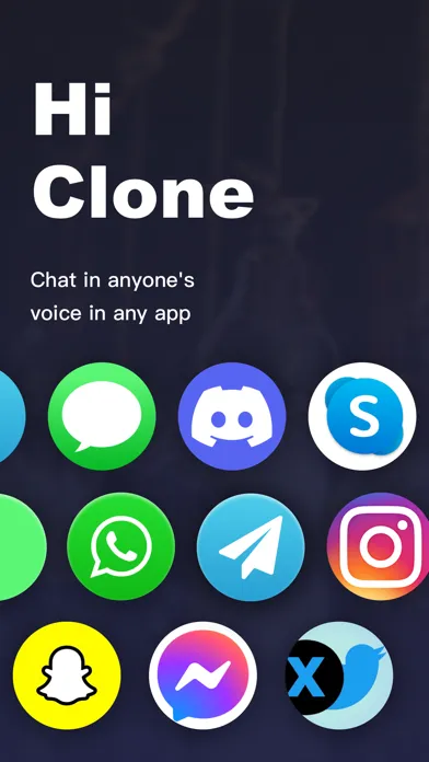 Captures d'écran de HiClone-Clone voice and chat