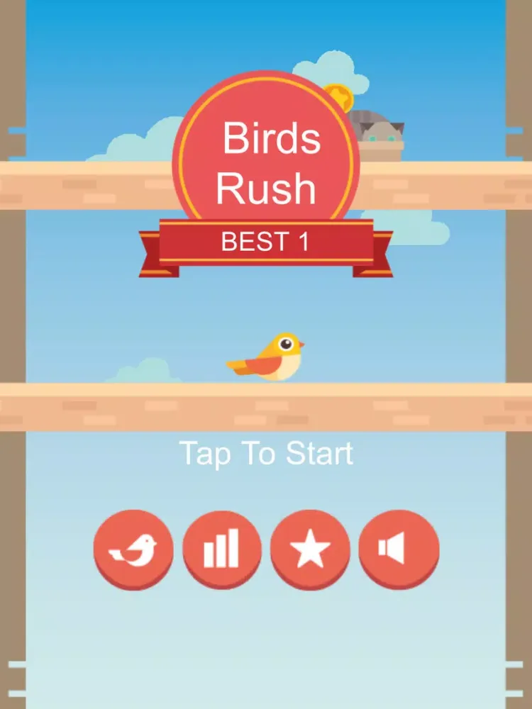 Tangkapan skrin Birds Rush:Clash of Birds & Cats iPad 