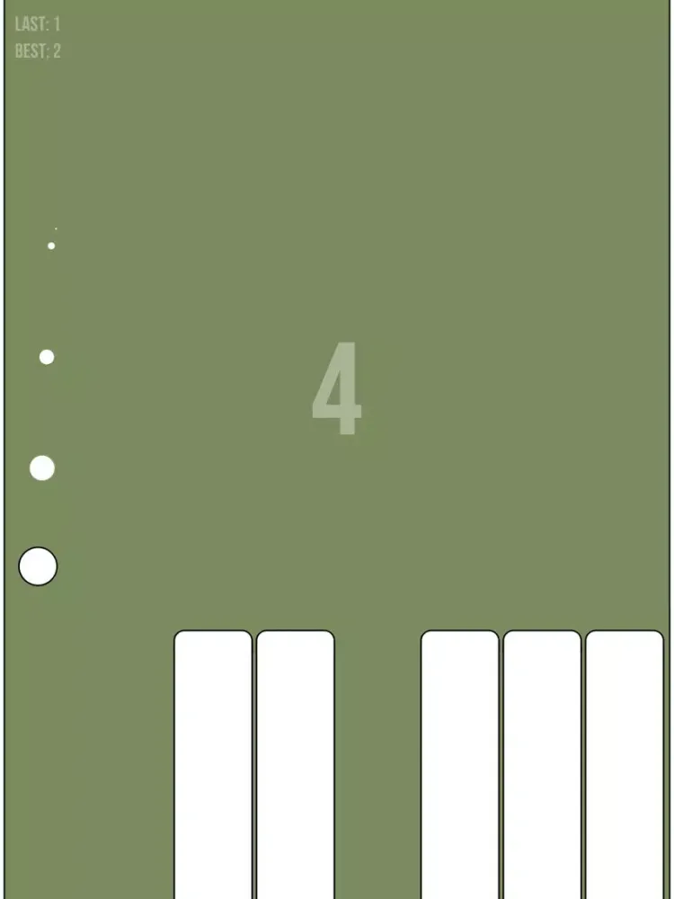 No One Fall:White Tiles iPad  스크린샷