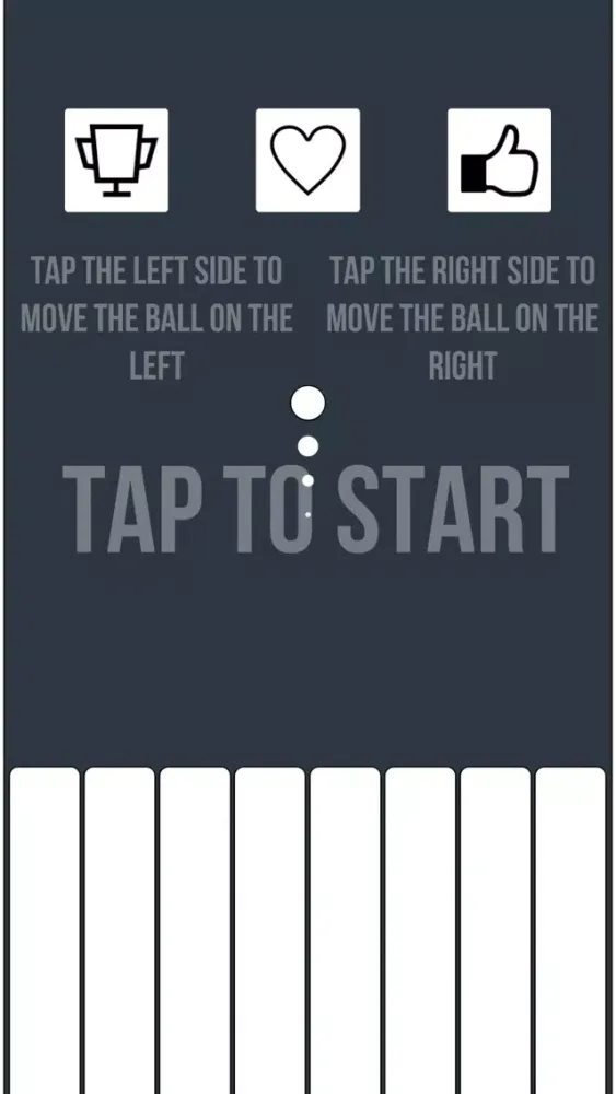 No One Fall:White Tiles 스크린샷