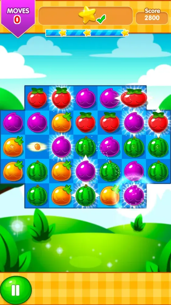 Splash Juice Jam:Fruit Fresh Smash Match 3 Free Ekran Görüntüleri