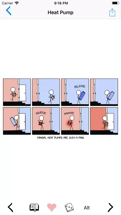 xkcd Comic Reader سکرین شاٹس