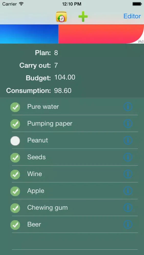 Tangkapan skrin BudgetAssistant--Help you save money