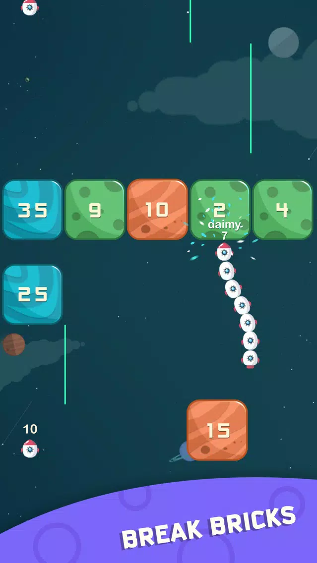 Space Race - Snake and Blocks स्क्रीनशॉट
