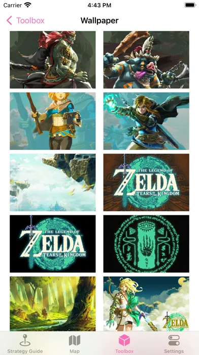 Capturas de tela do Tears Companion - Map&Handbook
