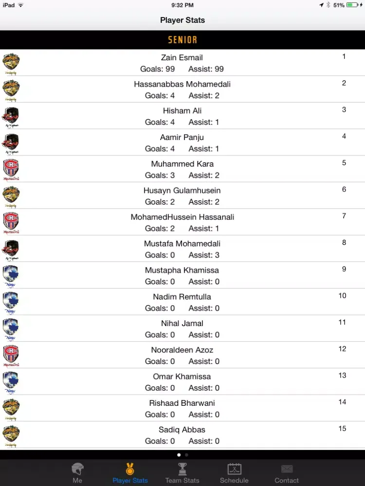 Capturas de pantalla de JHL iPad 