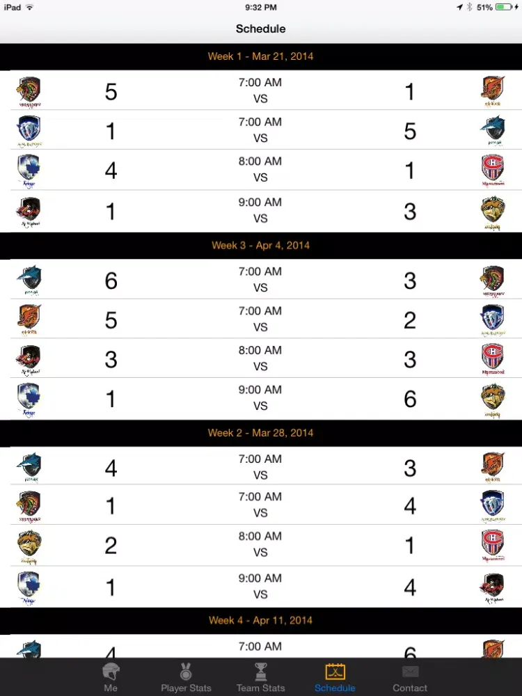 Capturas de pantalla de JHL iPad 