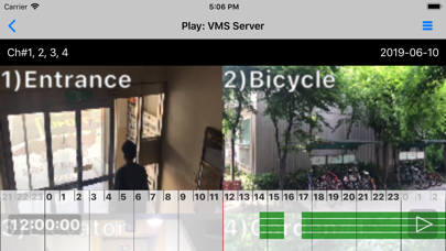 Zrzuty ekranu VMS Client