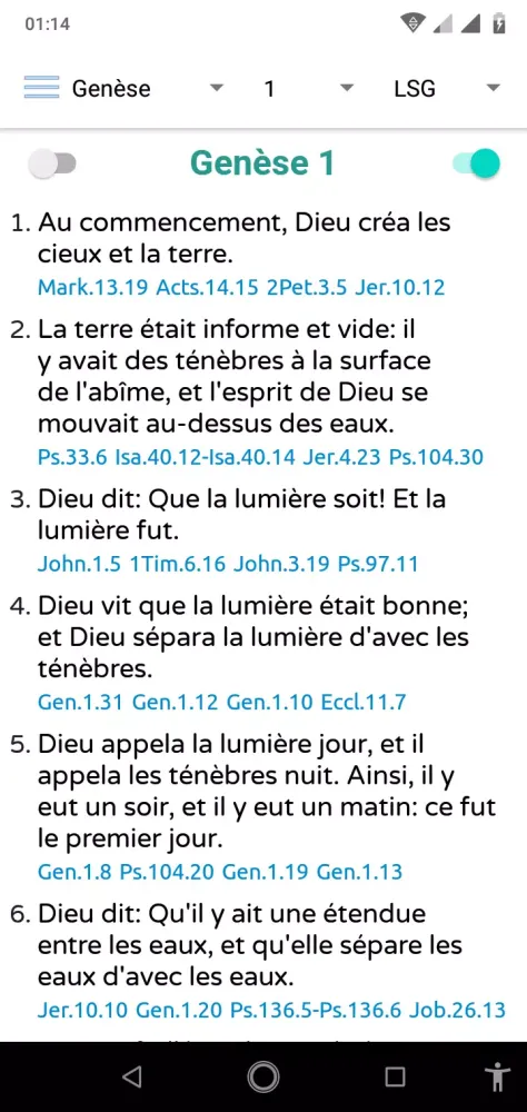 Étudie Bible avec Références Screenshots