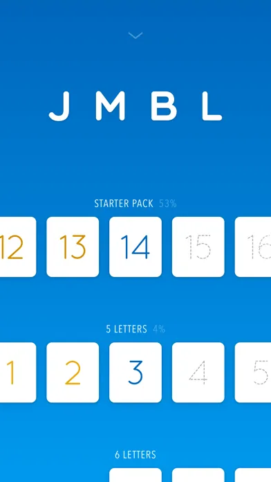 Tangkapan layar JMBL – Word Jumble Game