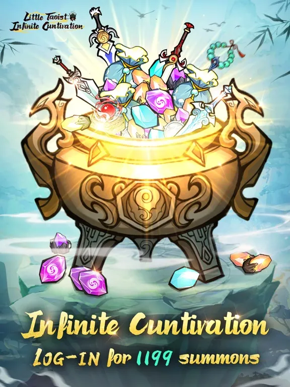 Ảnh chụp màn hình của Little Taoist:Infinity Forging iPad 