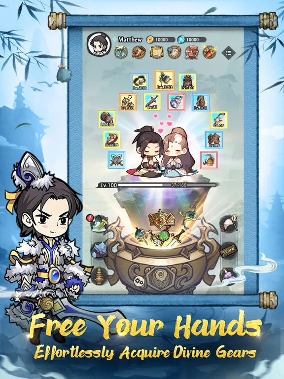 Ảnh chụp màn hình của Little Taoist:Infinity Forging iPad 
