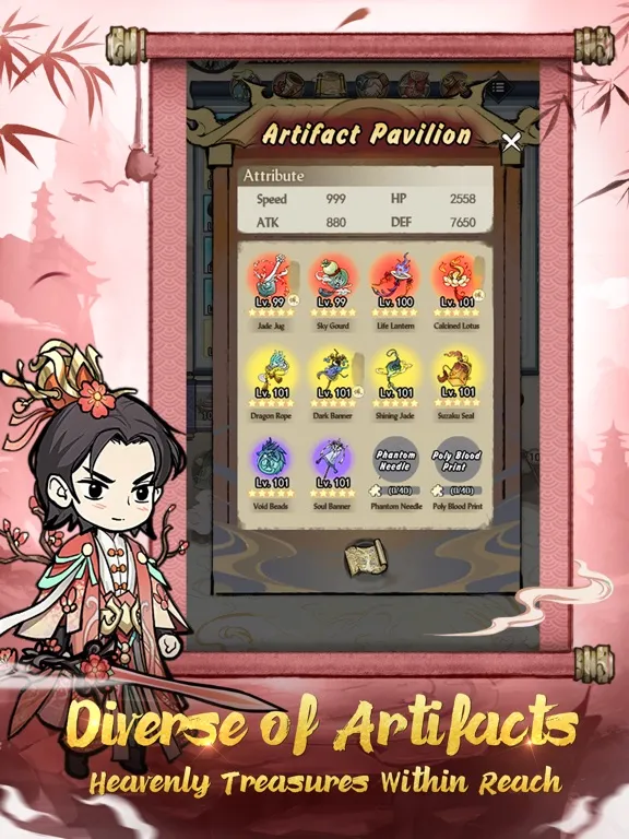 Ảnh chụp màn hình của Little Taoist:Infinity Forging iPad 