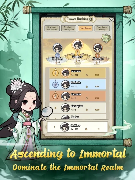 Ảnh chụp màn hình của Little Taoist:Infinity Forging iPad 