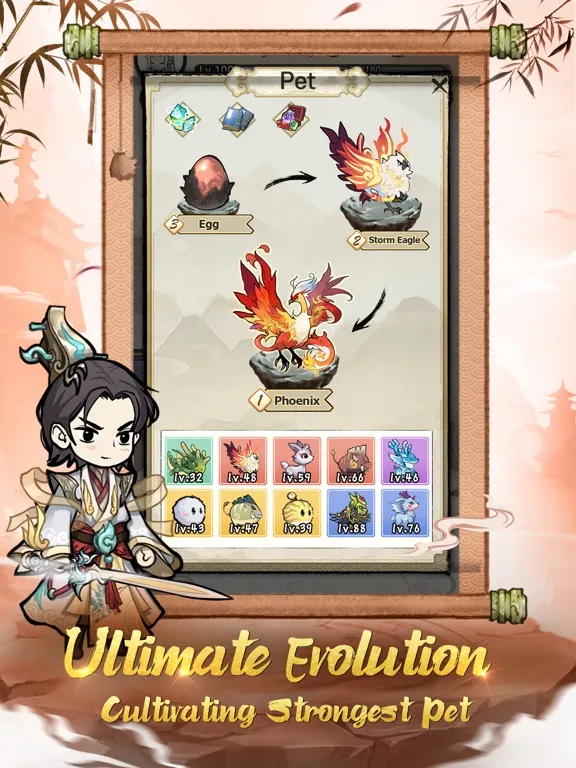 Ảnh chụp màn hình của Little Taoist:Infinity Forging iPad 