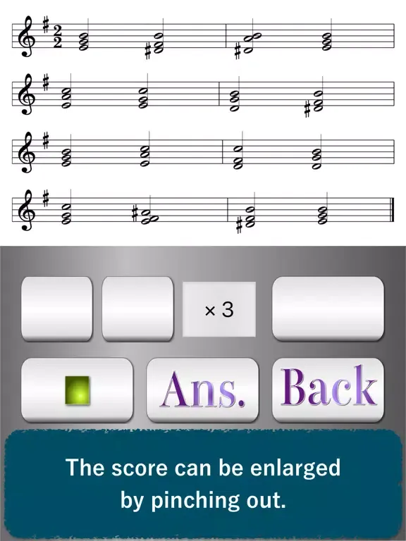 Tangkapan skrin Solfege Harmony for Beginner iPad 