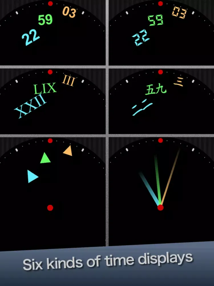 AnaDigiClock iPad  Ekran Görüntüleri