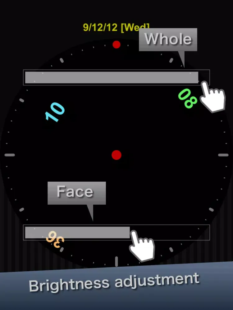 AnaDigiClock iPad  Ekran Görüntüleri