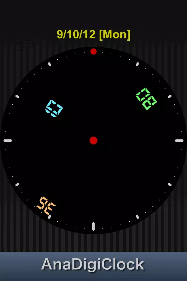 AnaDigiClock Ekran Görüntüleri