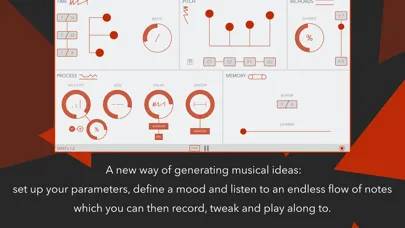 Tangkapan layar TATAT : midi streams generator