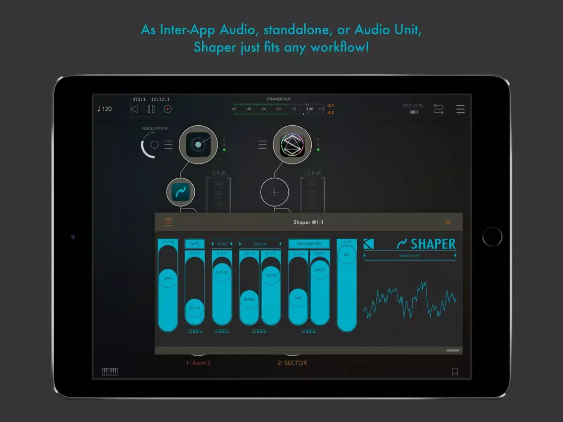 تصاویر Shaper : smart audio destroyer iPad 