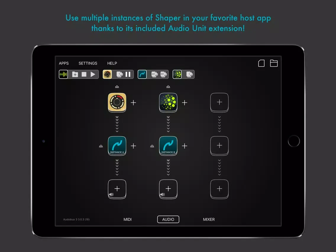 تصاویر Shaper : smart audio destroyer iPad 