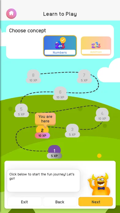 Captures d'écran de Number+Sense