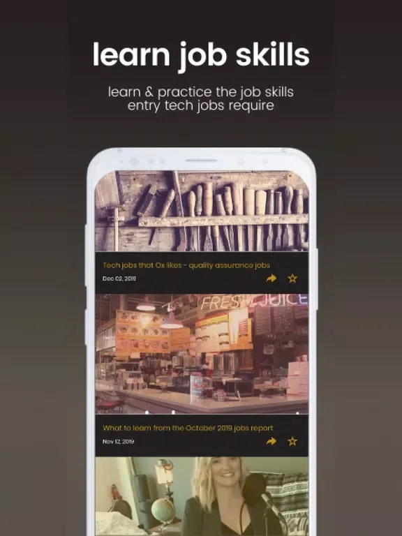 Ox Jobs - Get A Job That Pays iPad  Screenshots