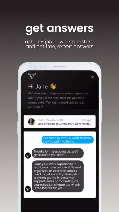 Ox Jobs - Get A Job That Pays Screenshots